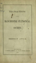 Transactions of the Manchester Statistical Society 1873-1874_cover
