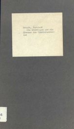 Die Grundlagen und die Grenzen des Chamberlainismus. Studien zur Tarifreformbewegung im gegenwärtigen England_cover