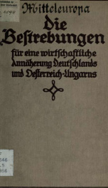 Die Bestrebungen für eine wirtschaftliche Annäherung Deutschlands und Oesterreich-Ungarns; Protokoll der Verhandlungen. Hrsg. vom Vorstand der Sozialdemokratischen Partei Deutschlands_cover