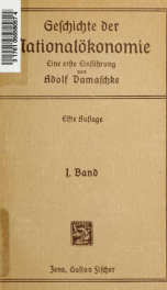 Geschichte der Nationalökonomie; eine erste Einführung 1_cover