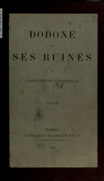 Dodone et ses ruines 1_cover