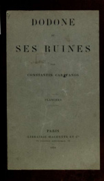 Dodone et ses ruines 2_cover