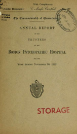 Annual report 1922_cover