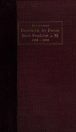 Geschichte der freien Stadt Frankfurt a. M. (1814-1866) 2_cover