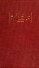 Geschichte der freien Stadt Frankfurt a. M. (1814-1866) 3_cover