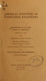 Proceedings of annual meeting 1946_cover