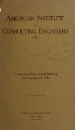 Proceedings of annual meeting 1934_cover