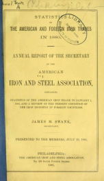Statistics of the American and foreign iron trades_cover