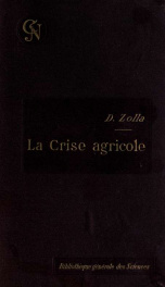 La crise agricole dans ses rapports avec la baisse des prix et la question monétaire_cover