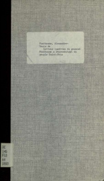 Lettres inédites du général Fontbonne ae représentant du peuple Saint-Prix_cover