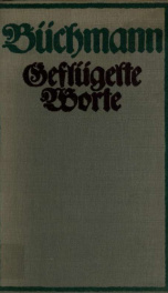 Geflügelte Worte : der Zitatenschatz des deutschen Volkes. Gesammelt und erläutert_cover