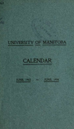 General calendar 1903-04_cover