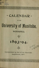 General calendar 1893-94_cover