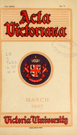 Acta Victoriana v.30 n.06_cover
