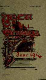 Acta Victoriana v.38 n.08_cover
