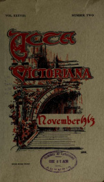 Acta Victoriana v.38 n.02_cover