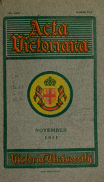 Acta Victoriana v.35 n.02_cover