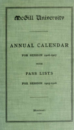 Calendar 1906-1907_cover