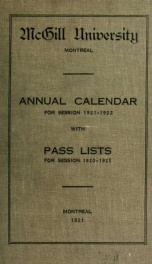 Calendar 1921-1922_cover