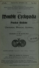 Monthly Cyclopaedia and Medical Bulletin 12, No. 9_cover