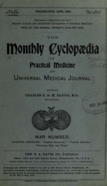 Monthly Cyclopaedia and Medical Bulletin 12, No. 6_cover