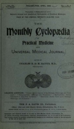 Monthly Cyclopaedia and Medical Bulletin 12, No. 4_cover