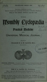 Monthly Cyclopaedia and Medical Bulletin 12, No. 3_cover