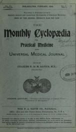 Monthly Cyclopaedia and Medical Bulletin 12, No. 2_cover