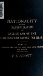 Nationality : including naturalization and English law on the high seas and beyond the realm 2_cover