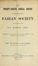 Annual report 1906-07_cover