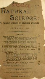 Natural Science, a monthly review of scientific progress v.01 n.10_cover