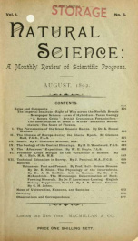 Natural Science, a monthly review of scientific progress v.01 n.06_cover