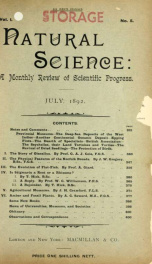 Natural Science, a monthly review of scientific progress v.01 n.05_cover