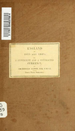 England in 1815 and 1845: or, A sufficient and a contracted currency_cover