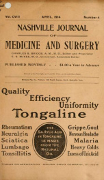 Nashville Journal of Medicine and Surgery v.108 n.04_cover