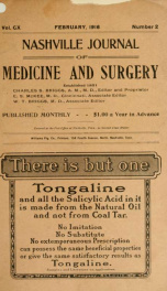 Nashville Journal of Medicine and Surgery v.110 n.02_cover