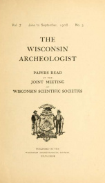 The Wisconsin archeologist 7 no 3_cover