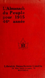 Almanach du peuple Beauchemin 46_cover