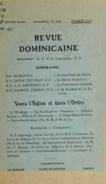 Revue dominicaine 28, no.10_cover