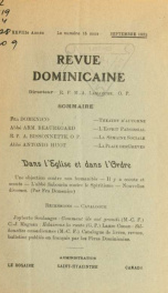 Revue dominicaine 28, no.9_cover