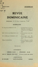 Revue dominicaine 27, no.9_cover