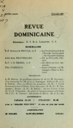 Revue dominicaine 27, no.7_cover