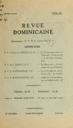 Revue dominicaine 27, no.4_cover