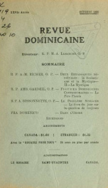 Revue dominicaine 26, no.10_cover