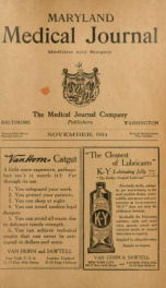 Maryland Medical Journal, a journal of medicine and surgery 57, no.11_cover