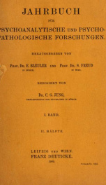 Jahrbuch für psychoanalytische und psychopathologische Forschungen 01_cover
