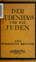 Der Judenhass und die Juden_cover