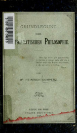 Grundlegung der neusokratischen Philosophie_cover