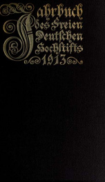 Jahrbuch des Freien Deutschen Hochstifts 1913_cover