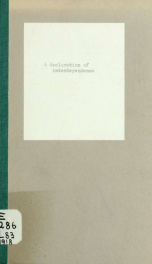 A declaration of interdependence: commemoration in London in 1918 of the 4th of July, 1776. Resolutions and addresses at the Central hall, Westminster, with an introduction by George Haven Putnam_cover